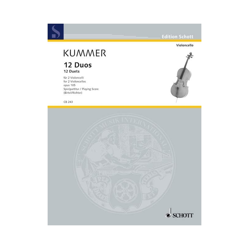 Kummer, Friedrich August - 12 Duets op. 105 