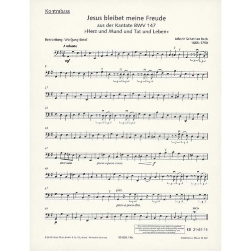 Bach, J.S - Jesu, Joy of...