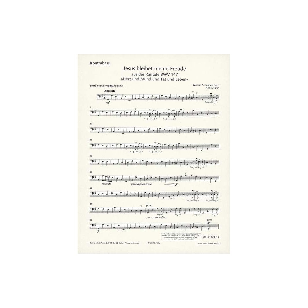 Bach, J.S - Jesu, Joy of Man's Desiring BWV 147 