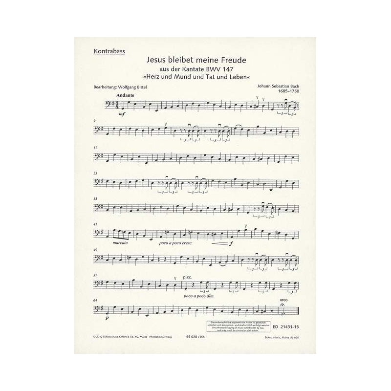 Bach, J.S - Jesu, Joy of Man's Desiring BWV 147