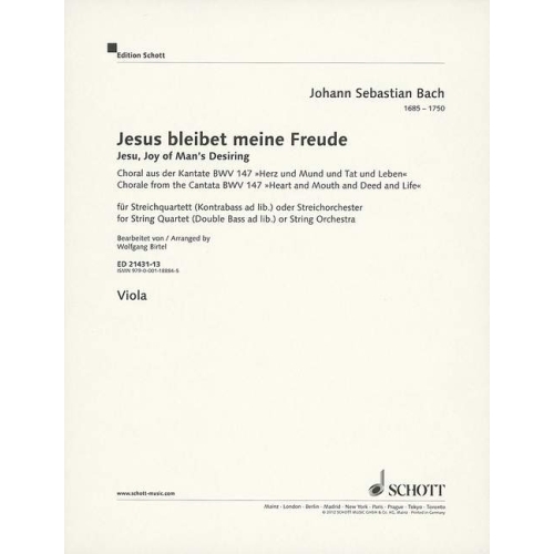 Bach, J.S - Jesu, Joy of...