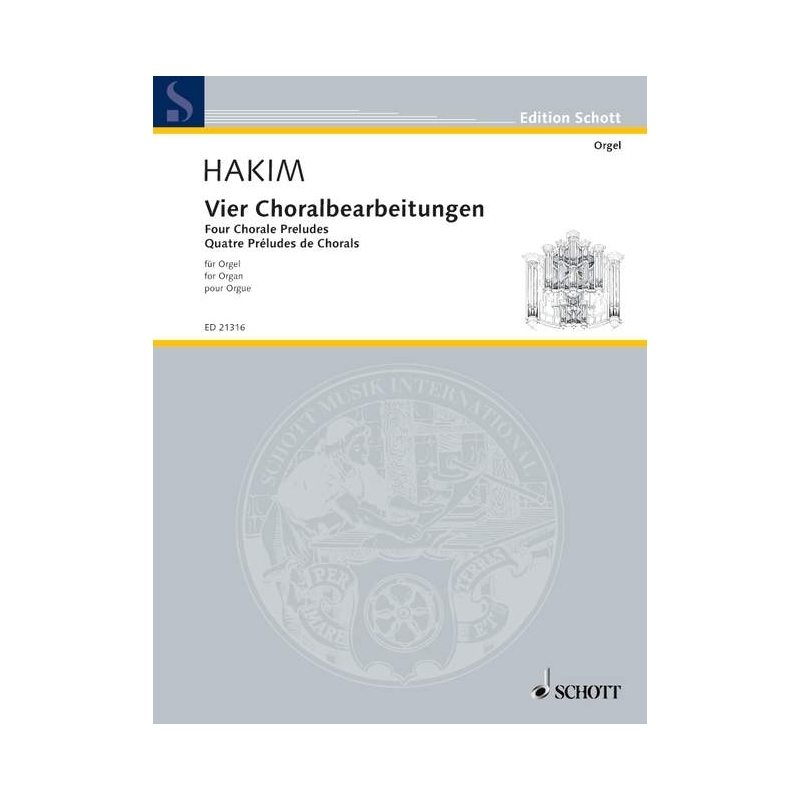 Hakim, Naji - Four Chorale Preludes 