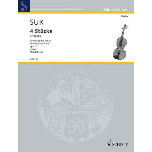 Suk, Josef - 4 Pieces op. 17 