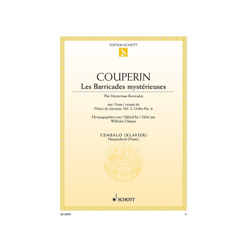 Couperin, François - The Mysterious Barricades 