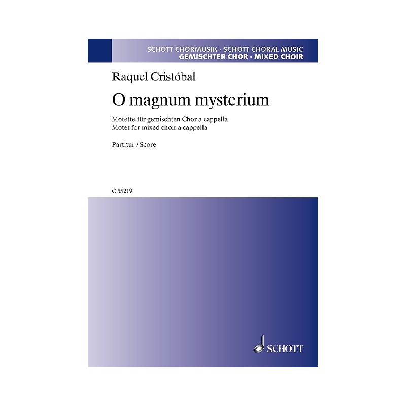 Cristóbal, Raquel - O magnum mysterium