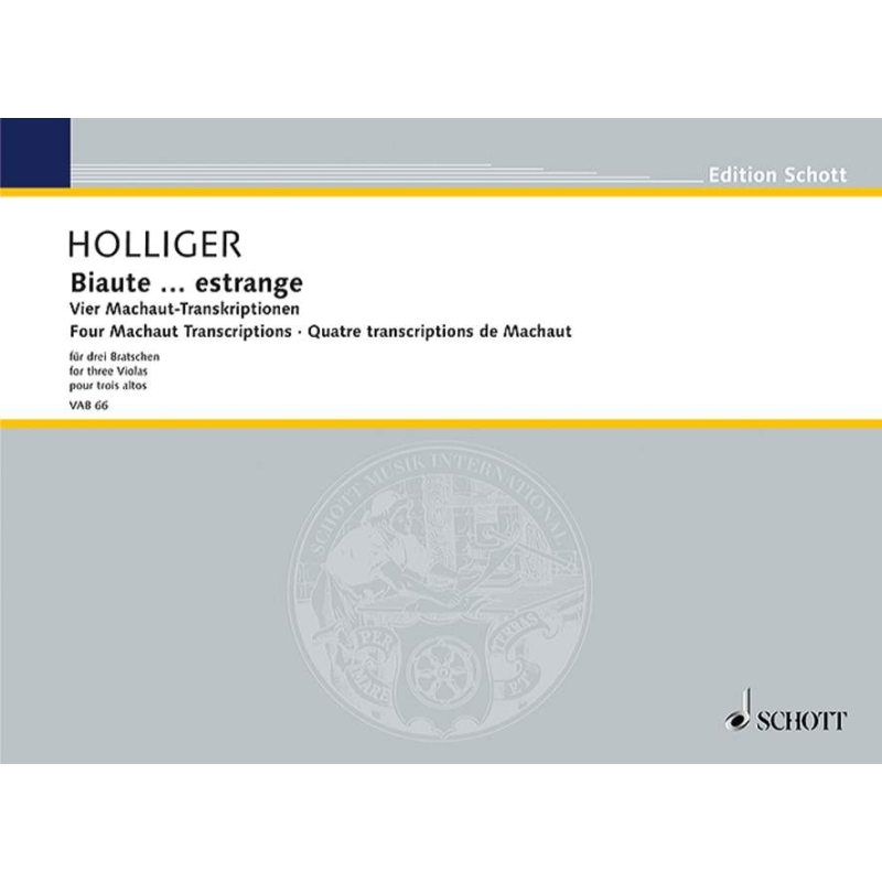 Holliger, Heinz - Biaute ... estrange 