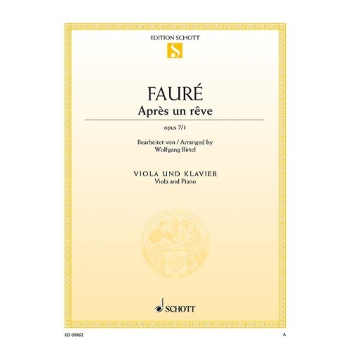 Fauré, Gabriel - Après un rêve op. 7/1