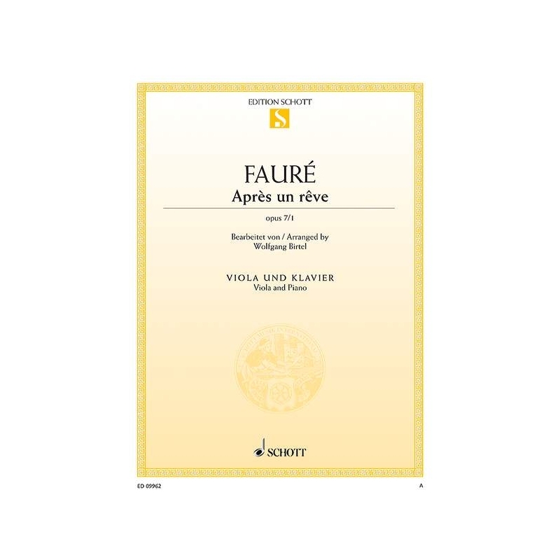 Fauré, Gabriel - Après un rêve op. 7/1 
