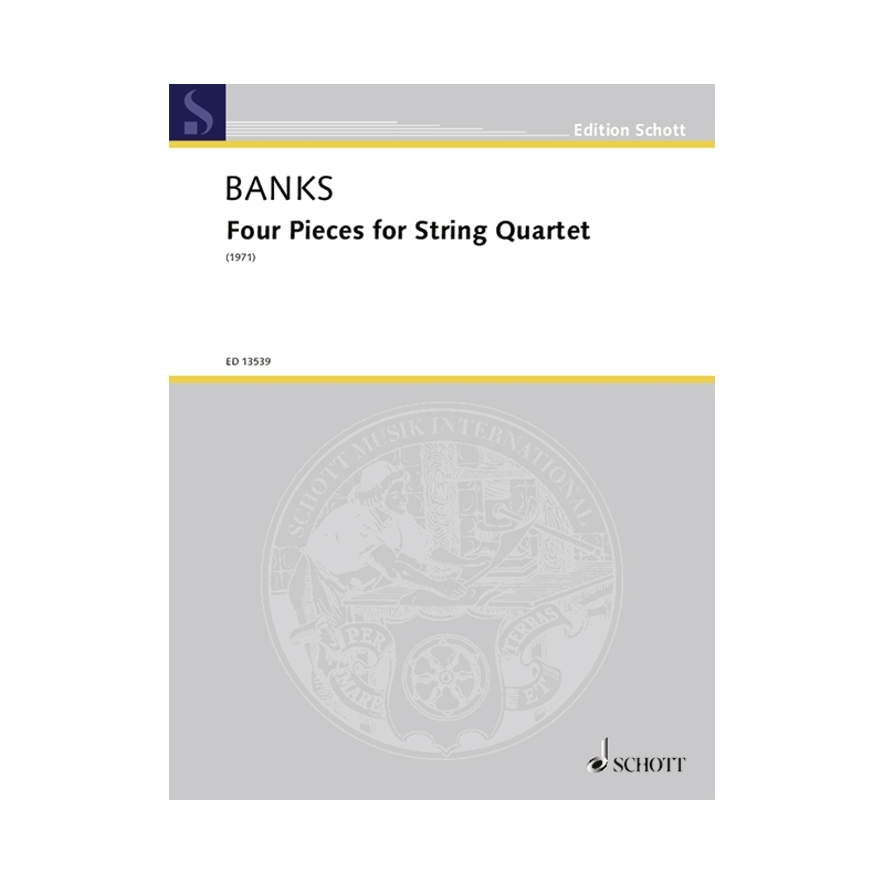 Banks, Donald - Four Pieces for String Quartet 
