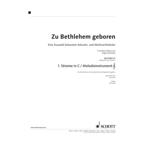 Zu Bethlehem geboren 