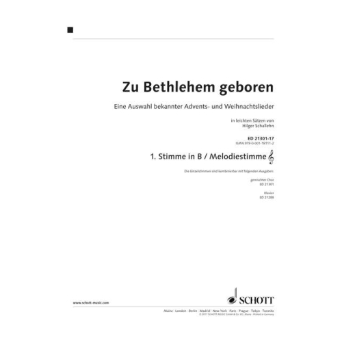 Zu Bethlehem geboren 