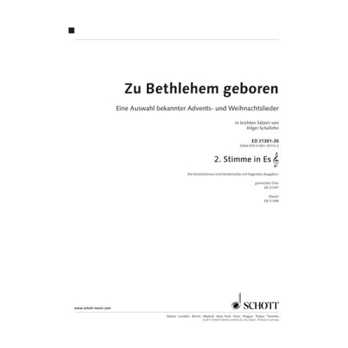 Zu Bethlehem geboren 