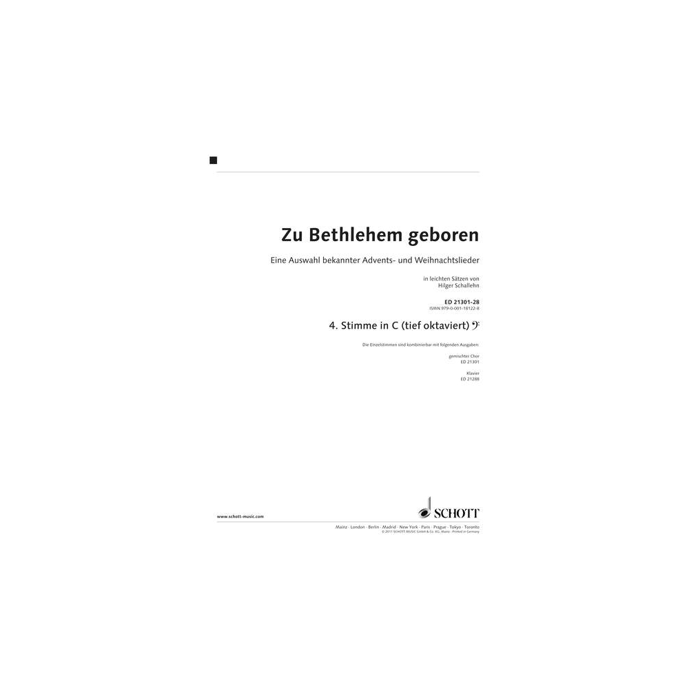 Zu Bethlehem geboren 