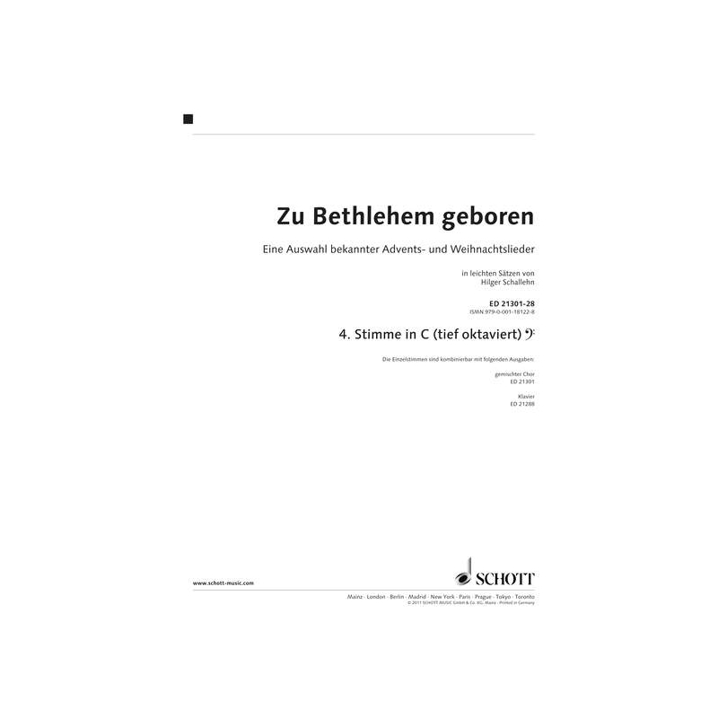 Zu Bethlehem geboren
