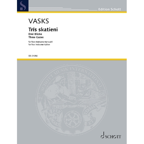 Vasks, Pēteris - Trīs skatieni