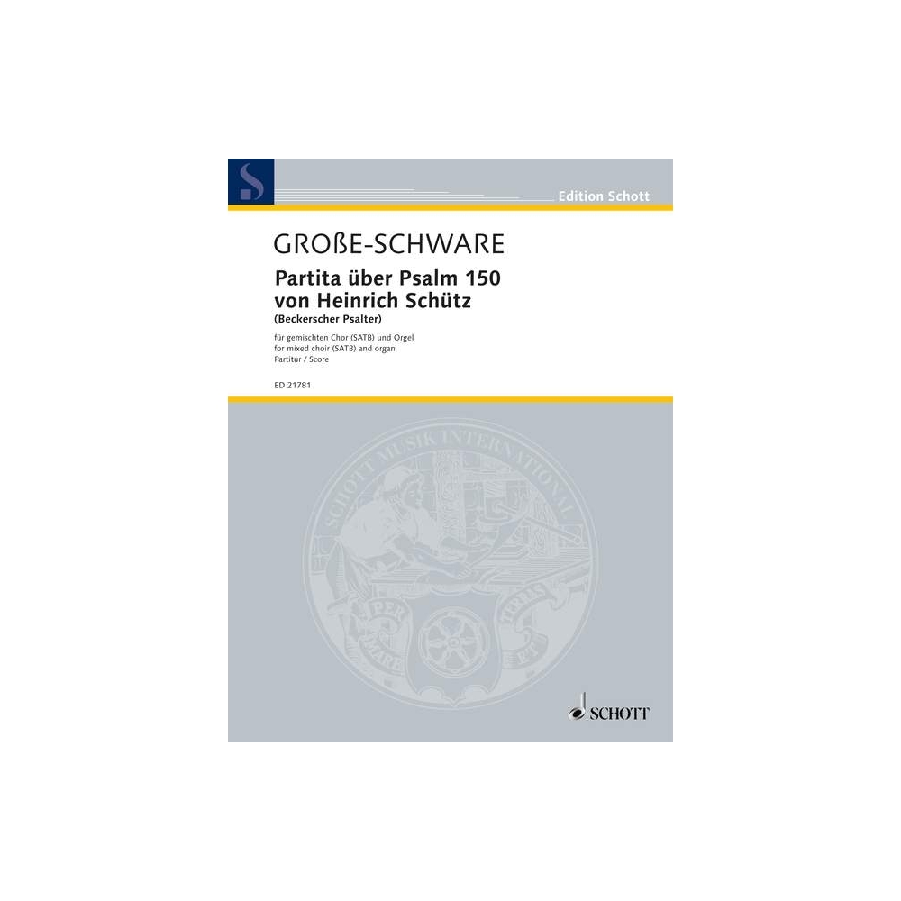 Große-Schware, Hermann - Partita on Psalm 150 by Heinrich Schütz 