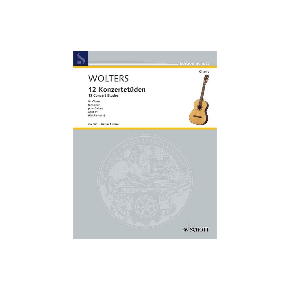 Wolters, Burkhard - 12 Concert Etudes op. 41 