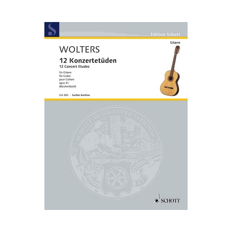 Wolters, Burkhard - 12 Concert Etudes op. 41 