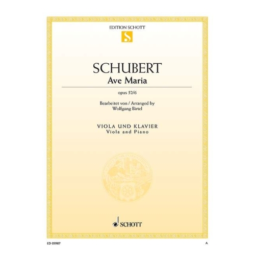 Schubert, Franz - Ave Maria op. 52/6