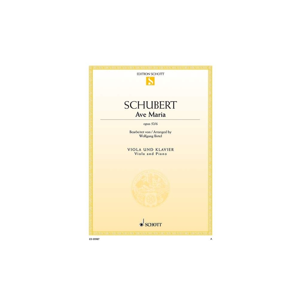 Schubert, Franz - Ave Maria op. 52/6 