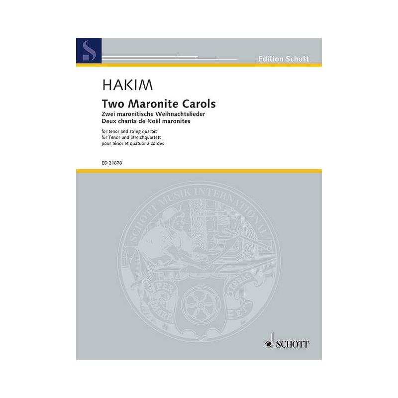 Hakim, Naji - Two Maronite Carols 