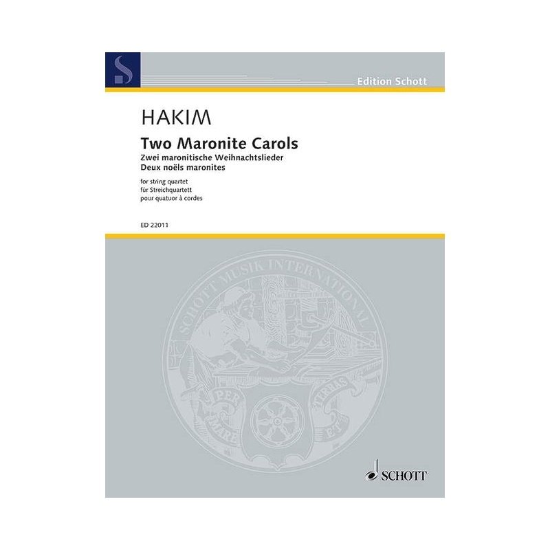 Hakim, Naji - Two Maronite Carols 