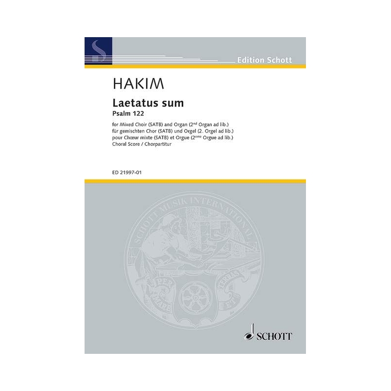 Hakim, Naji - Laetatus sum 