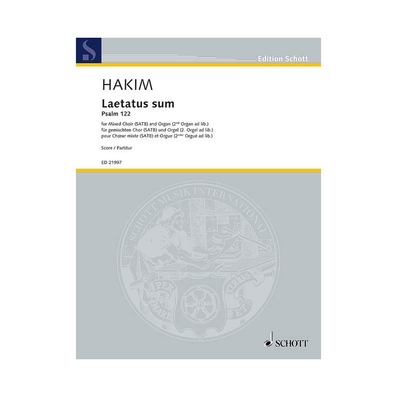 Hakim, Naji - Laetatus sum 