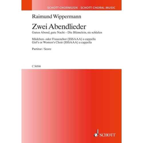 Zwei Abendlieder 