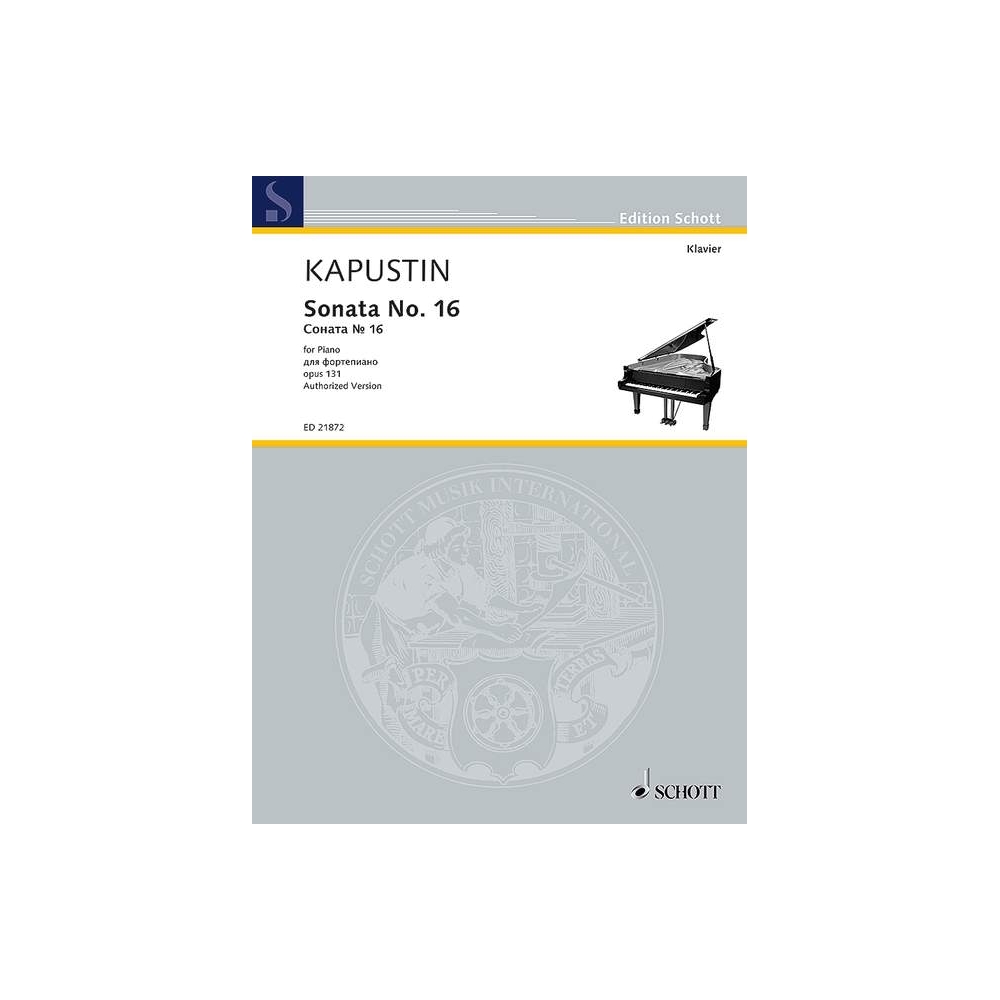 Kapustin, Nikolai - Sonata No. 16 op. 131 