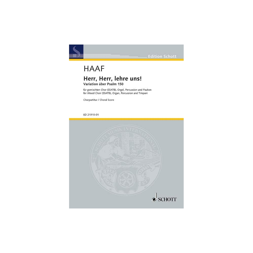 Haaf, Albrecht - Herr, Herr, lehre uns! 