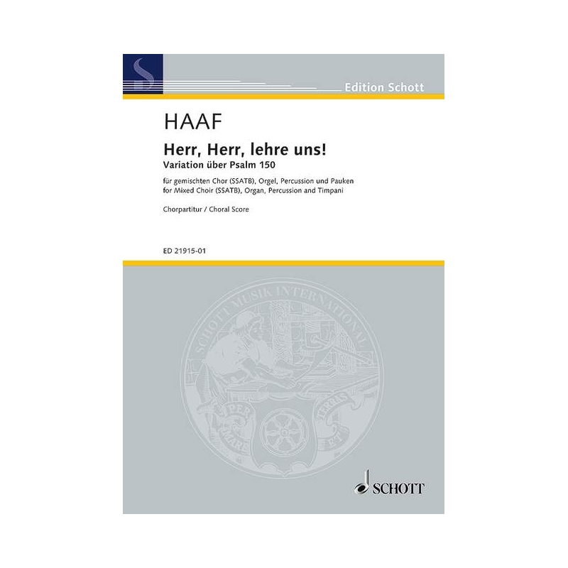 Haaf, Albrecht - Herr, Herr, lehre uns! 