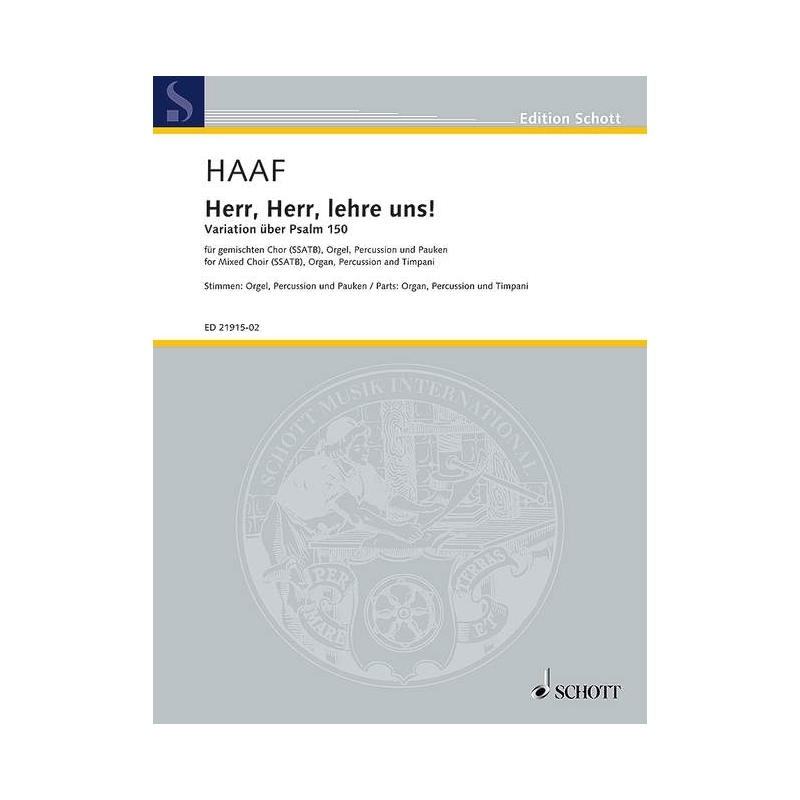 Haaf, Albrecht - Herr, Herr, lehre uns! 