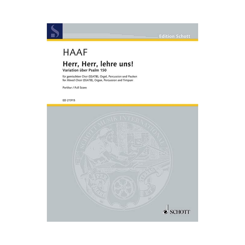 Haaf, Albrecht - Herr, Herr, lehre uns! 