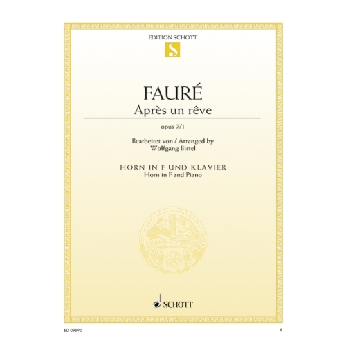 Fauré, Gabriel - Après un rêve op. 7/1