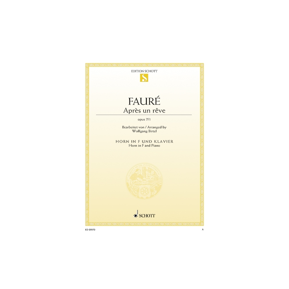 Fauré, Gabriel - Après un rêve op. 7/1 
