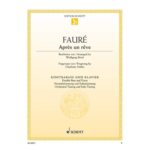Fauré, Gabriel - Après un...