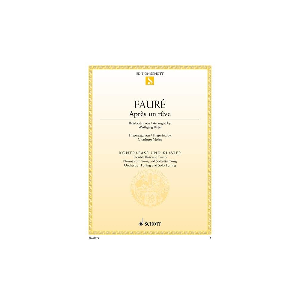 Fauré, Gabriel - Après un rêve op. 7/1 
