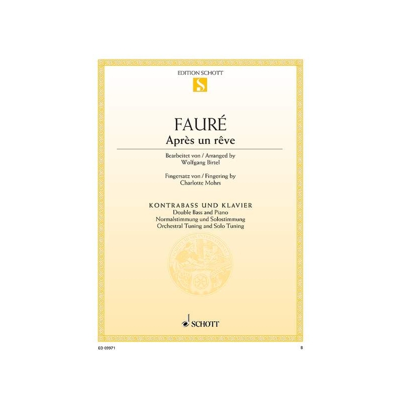 Fauré, Gabriel - Après un rêve op. 7/1