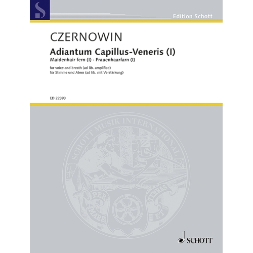 Czernowin, Chaya - Adiantum...