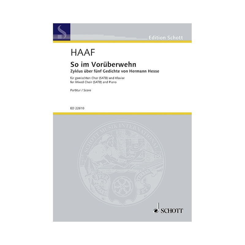 Haaf, Albrecht - So im Vorüberwehn 
