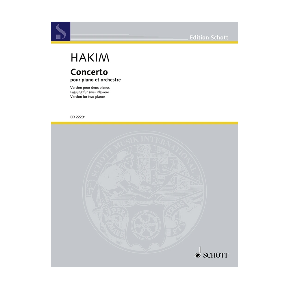 Hakim, Naji - Concerto for piano and orchestra 