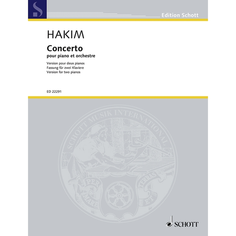 Hakim, Naji - Concerto for piano and orchestra 