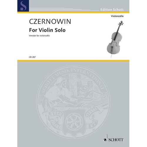 Czernowin, Chaya - For...