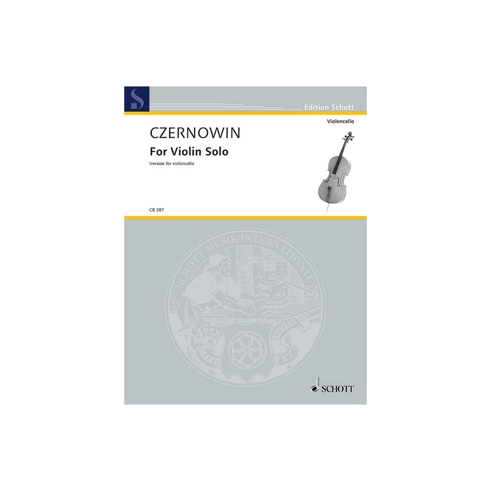 Czernowin, Chaya - For Violin Solo 