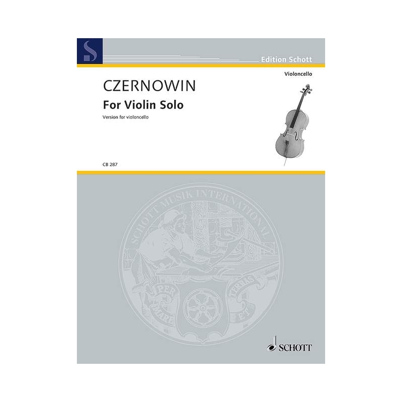 Czernowin, Chaya - For Violin Solo 