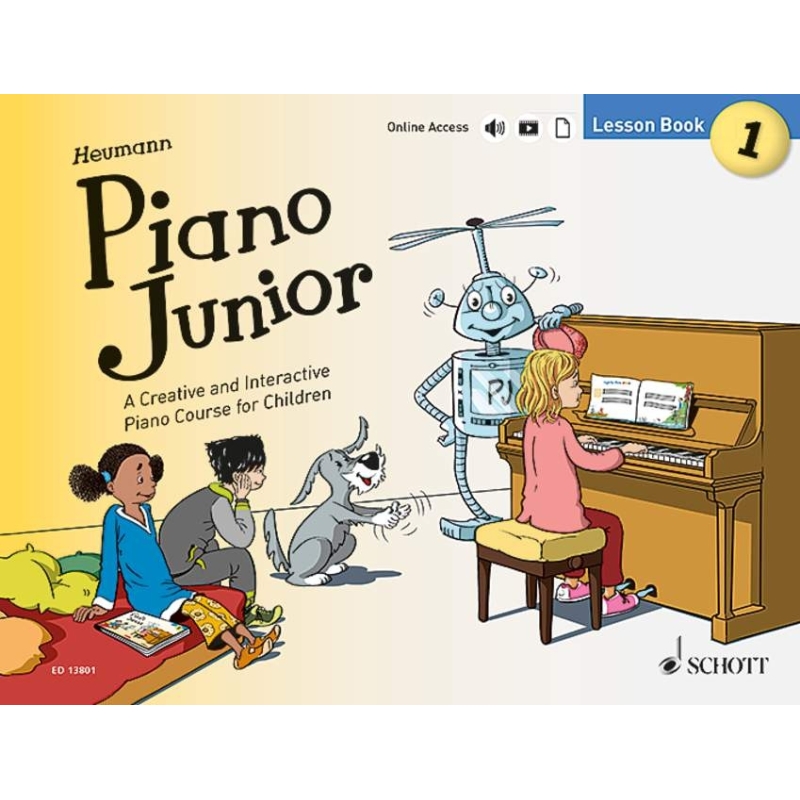 Heumann, Hans-Guenter - Piano Junior: Lesson Book 1 Vol. 1