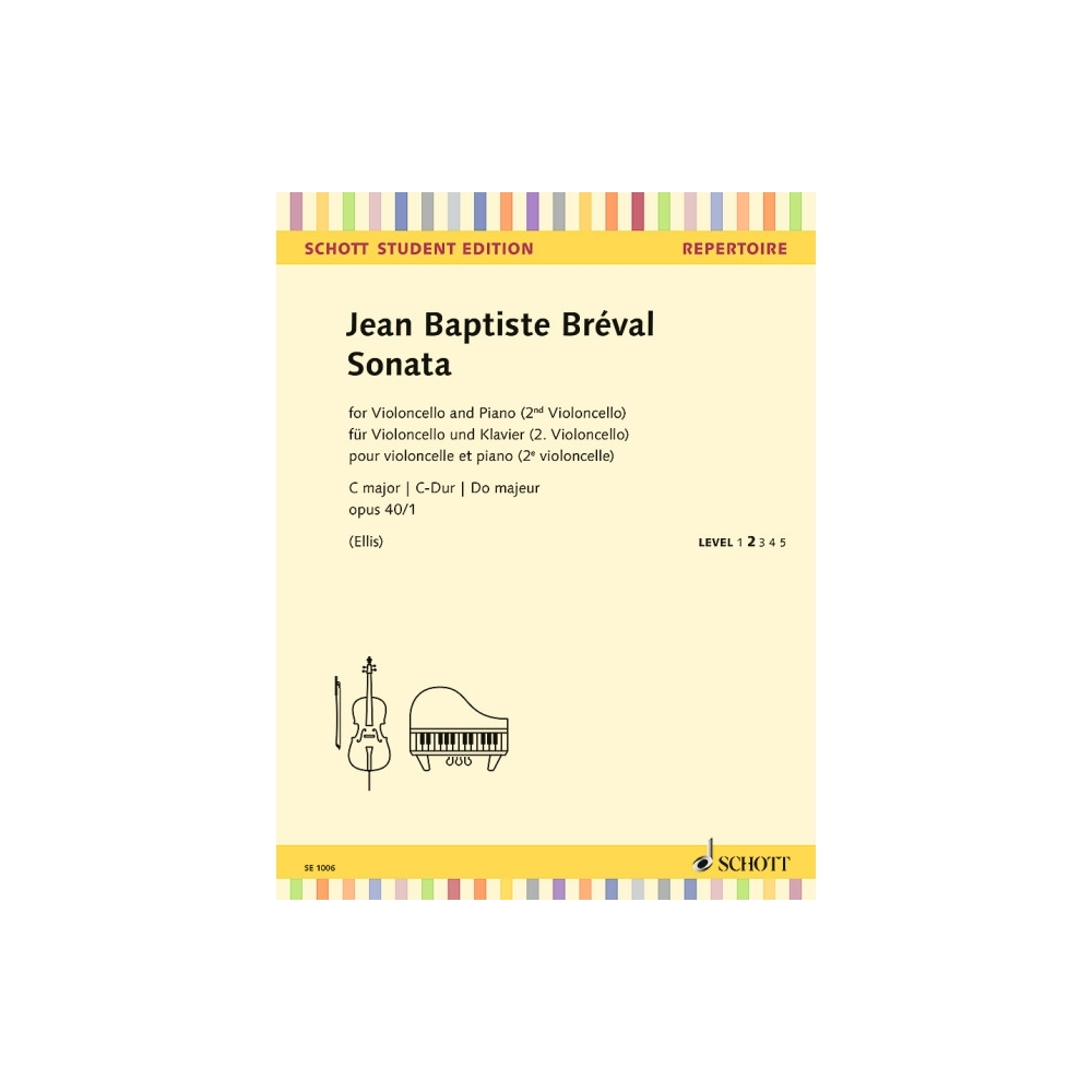 Bréval, Jean Baptiste - Sonata C major op. 40/1 