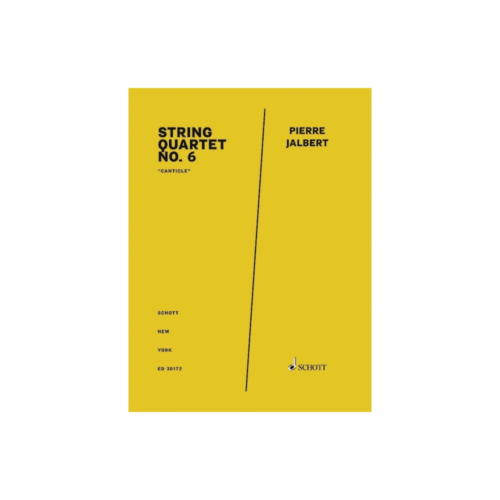 Jalbert, Pierre - String Quartet No. 6 