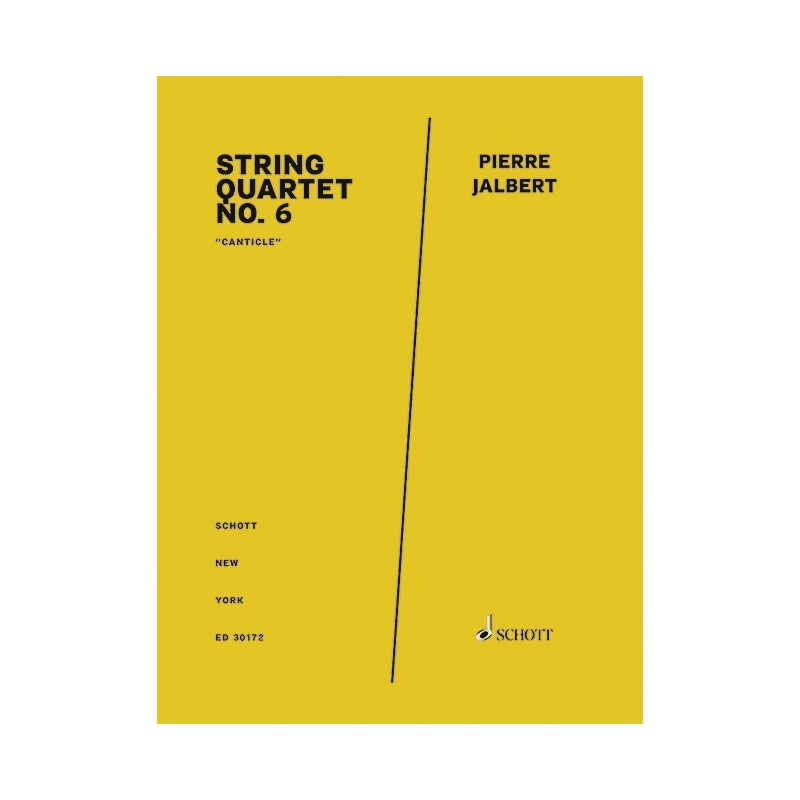 Jalbert, Pierre - String Quartet No. 6 
